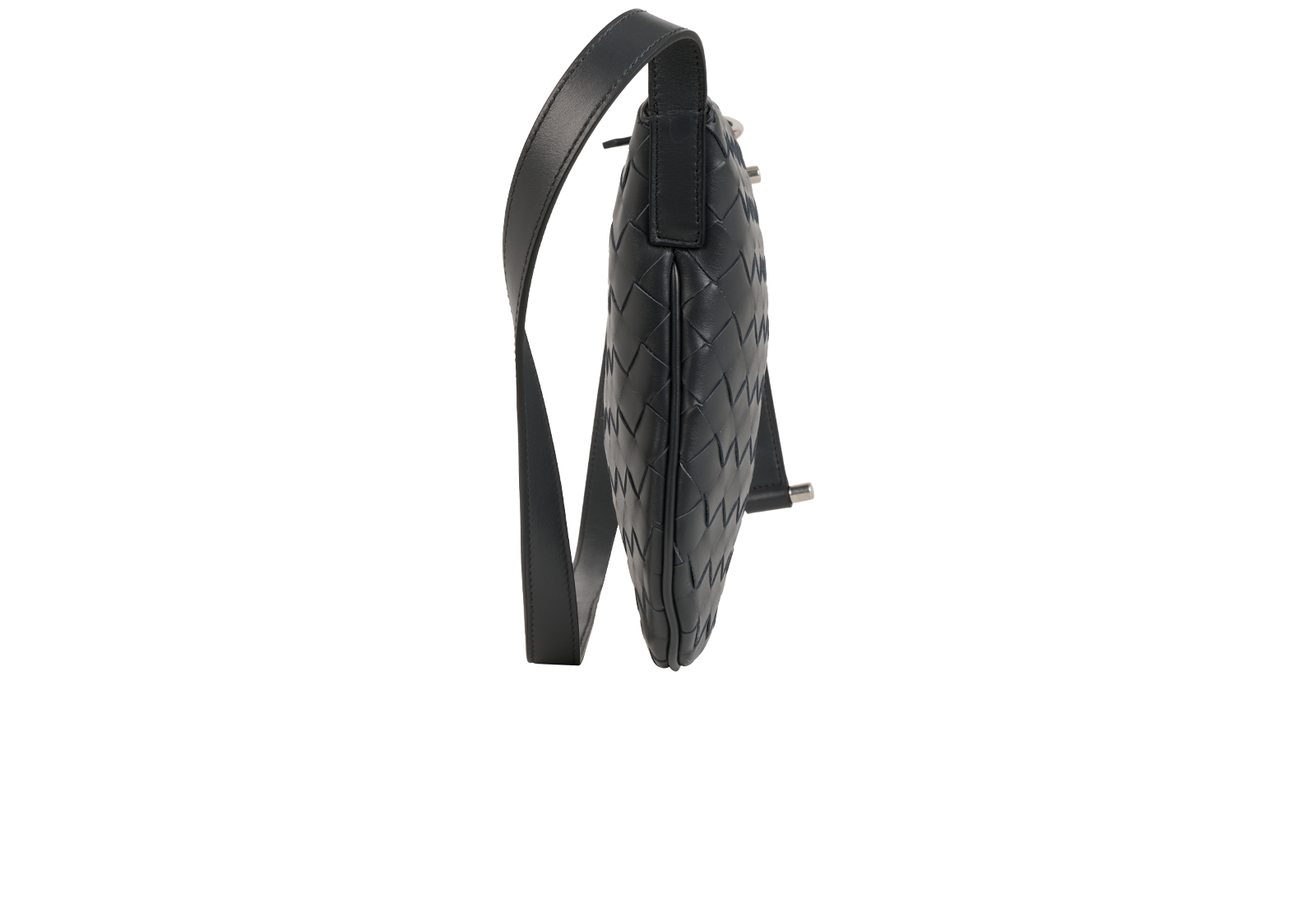 Small Virgule, &pound;1,200, Handbags, Grey, Leather, Bottom view